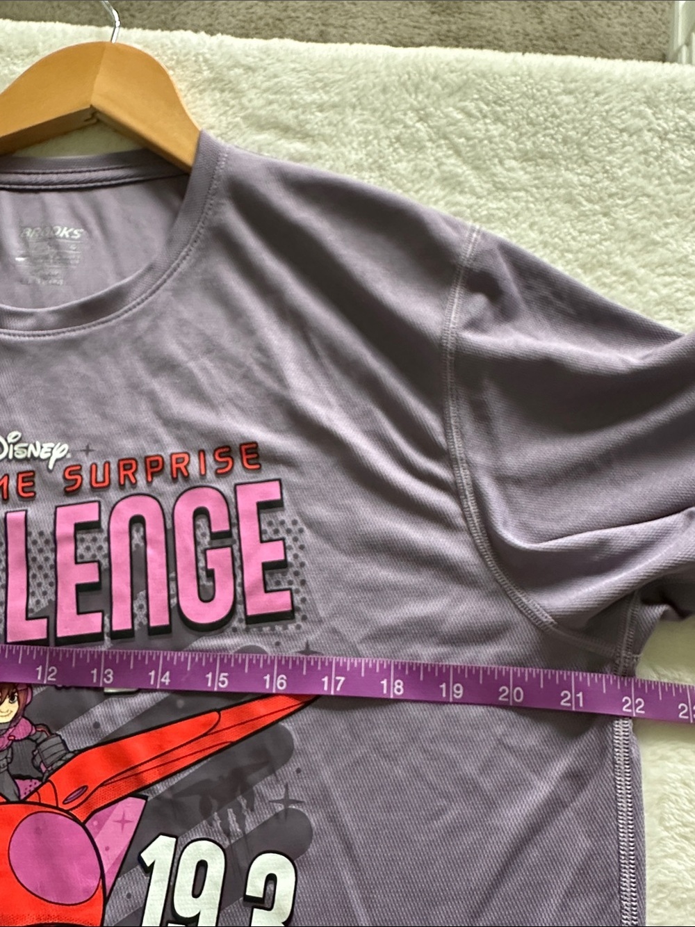 Run DisneyBrooks Purple Short-Sleeve 'Springtime Surprise Challenge' Shirt - Picture 6 of 6